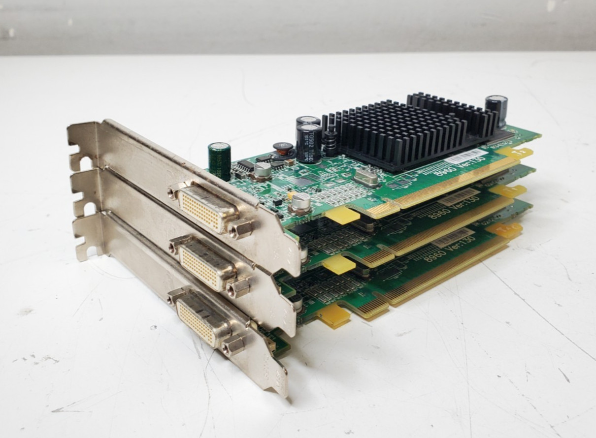 3x ATI Radeon X300 128MB DDR Graphics Card