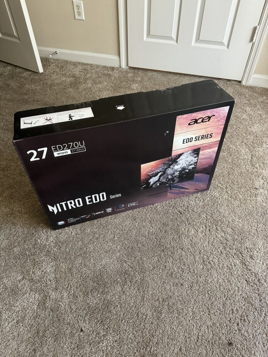 Acer nitro 27” ED270U Curved Gaming Monitor