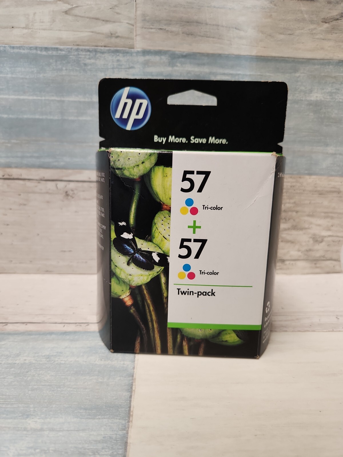 Genuine HP 57 Twin Pack Ink Cartridges Tri-Color Exp. DEC 2012 - Sealed