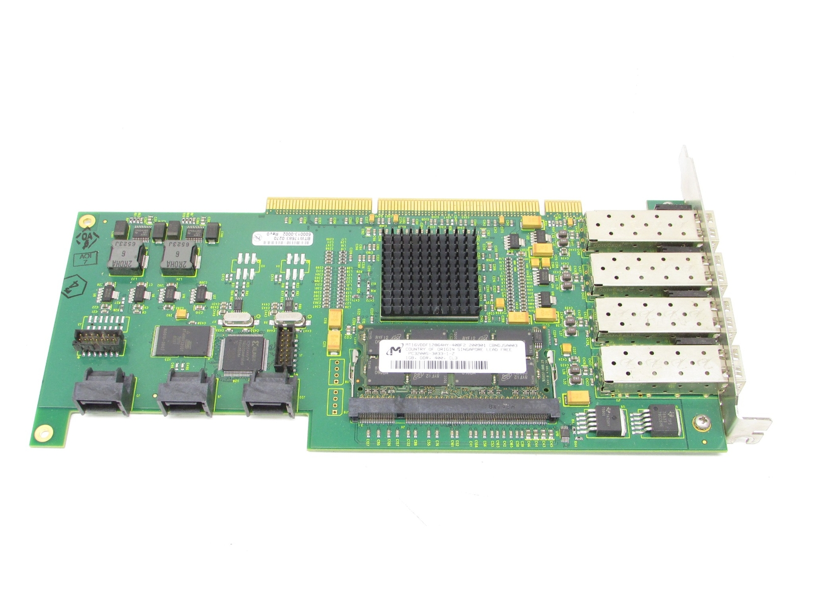 Network Instruments 500013-0002 1GB PCI Quad Port Fiber SATA Controller Card