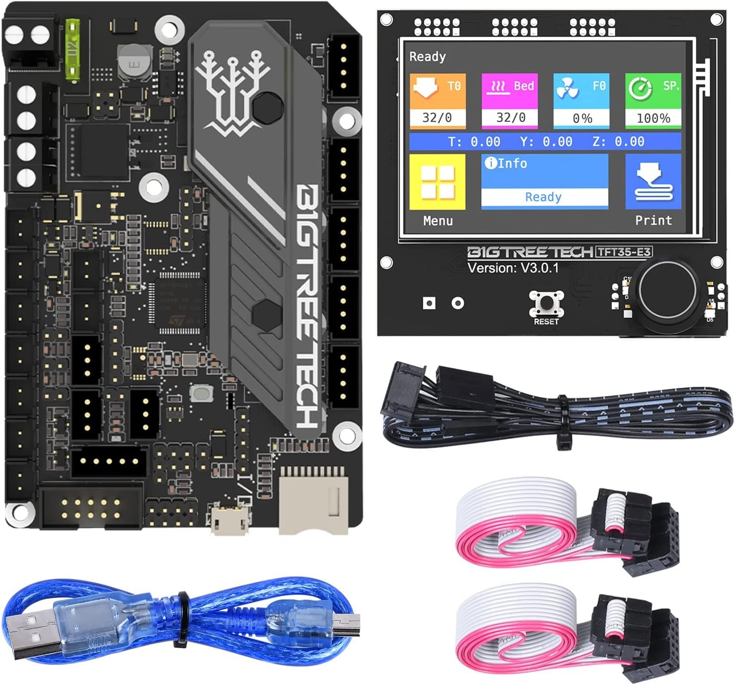 BIGTREETECH SKR Mini E3 V3.0 Control Board +TFT35 E3 V3.0.1 Touch Screen Disp...