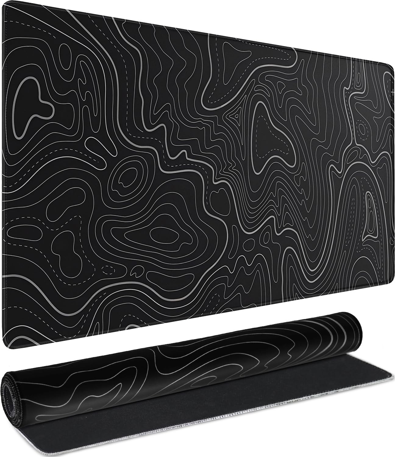 Large Gaming Pad, Waterproof Extra Large Mousepad with Stitched Edges