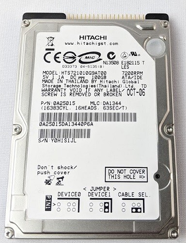 Hitachi 0A25015 Hard Drive