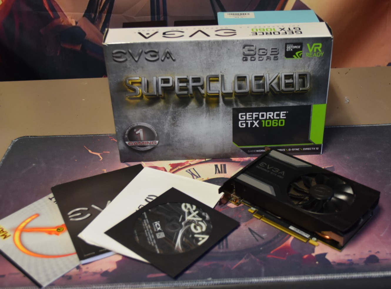 EVGA NVIDIA GeForce GTX 1060 3GB GDDR5 Graphics Card 03G-P4-6162-KR