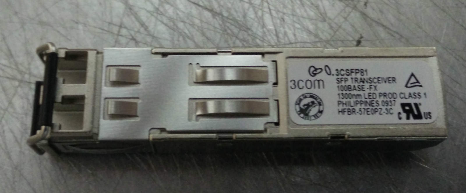 8x 3Com 3CSFP81 100Base-FX 1300nm SFP Transceivers - Genuine