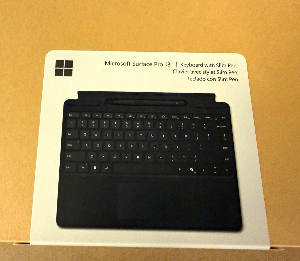 Microsoft Surface Pro 13" Keyboard w/ Slim Pen Storage Alcantara Black 8XB-00141