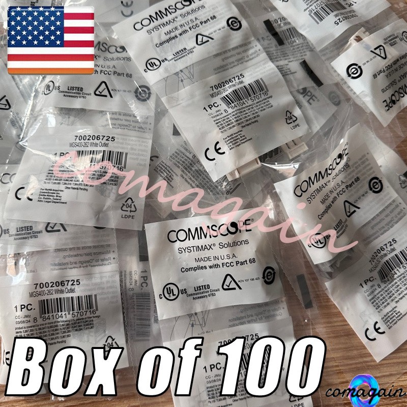 For Commscope six types of network information module RJ45CAT6 MGS400-262 QTY100
