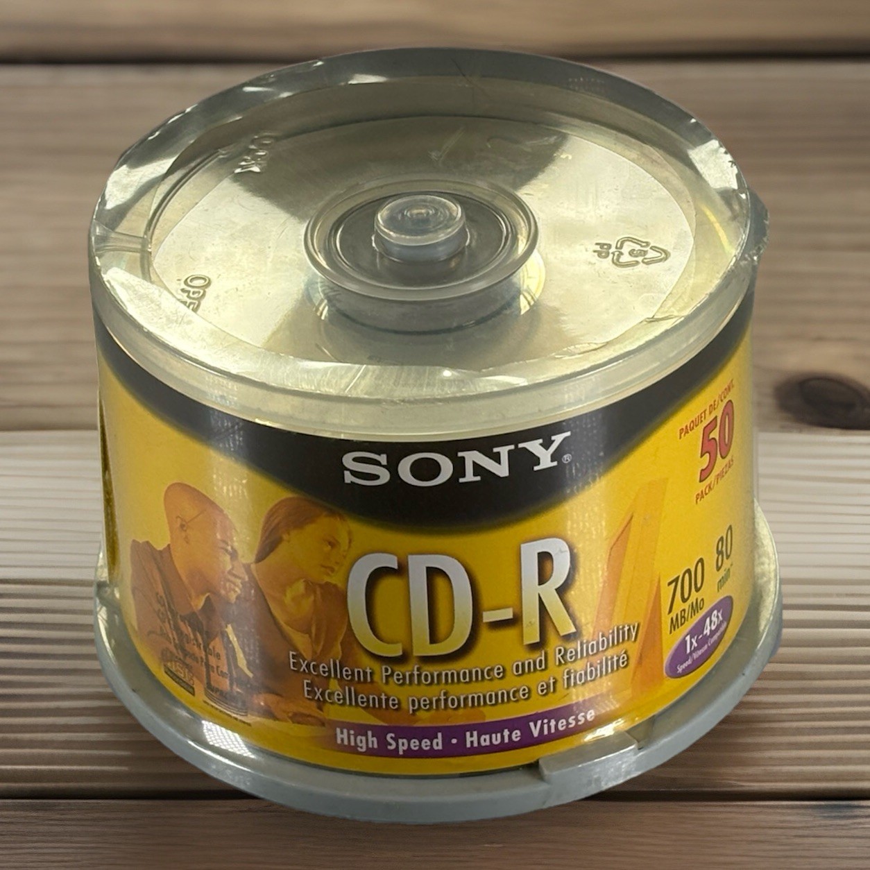 NEW Sony CD-R High Speed Recordable Disc 700 MB 1X-48X 80 Min 50 Pack Sealed