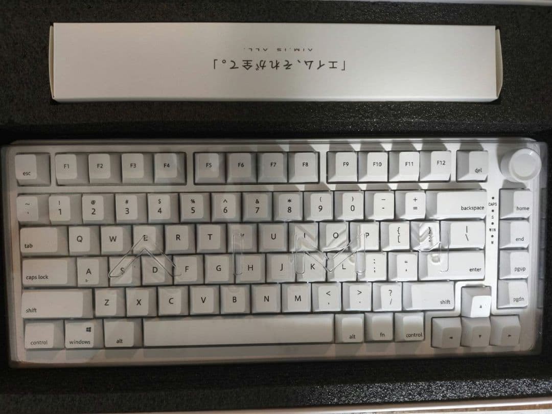 AIM1 Instant Rapid Trigger MATATAKI Keyboard English Layout White 75 8000Hz