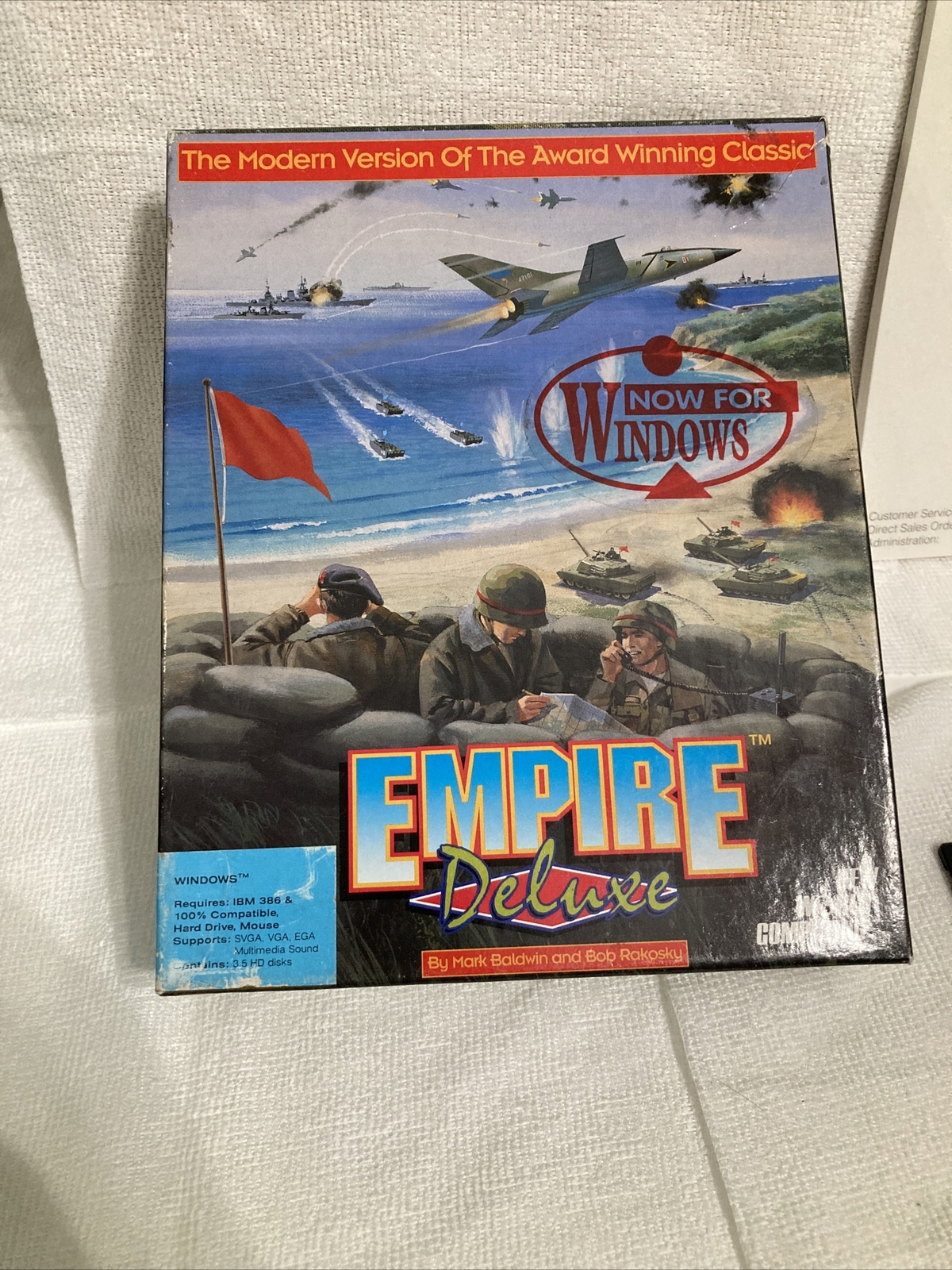Empire Deluxe - IBM 3.5" Disks - New World Computing, 1993