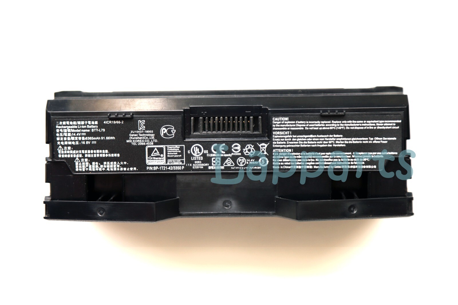 New Genuine BTY-L79 Battery for MSI HTCVIVE VR One 7RE-231CN 4ICR19/66-2 Series