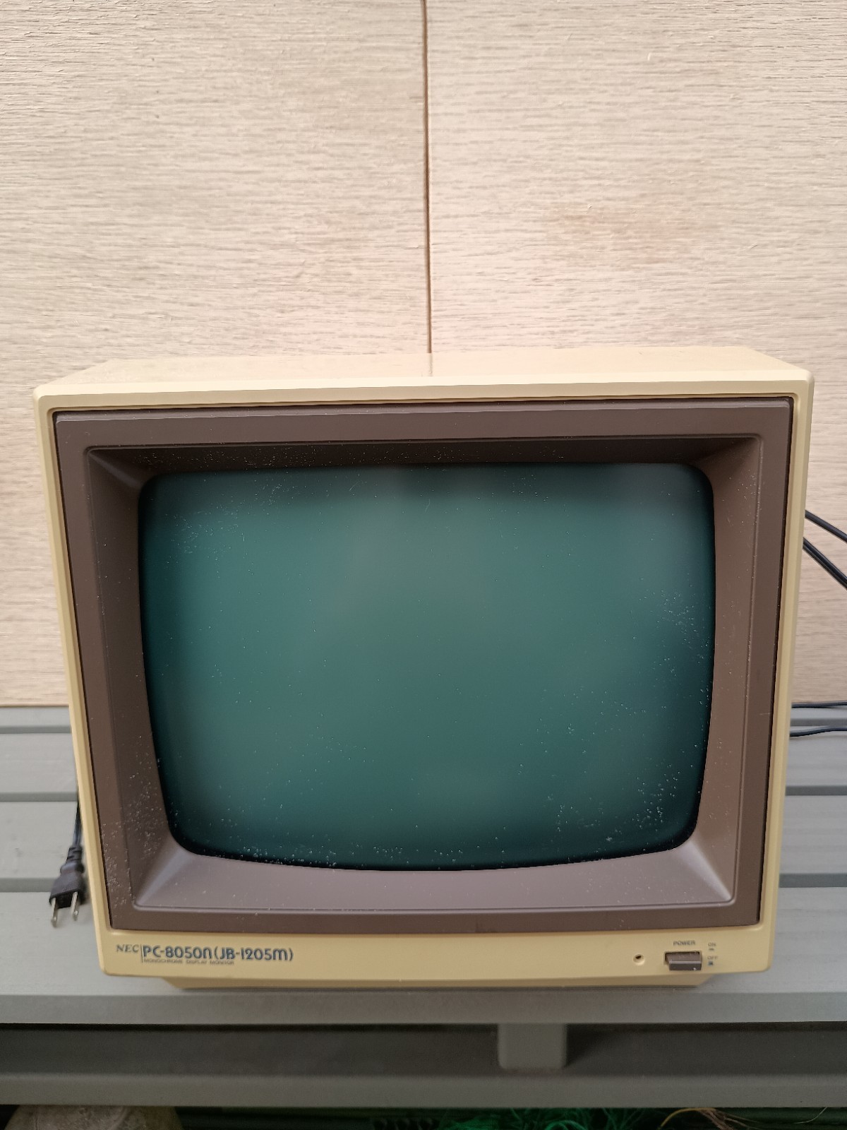 Title:Vintage NEC PC-8050N (JB-1205M) Monochrome CRT Monitor Japan Untested...