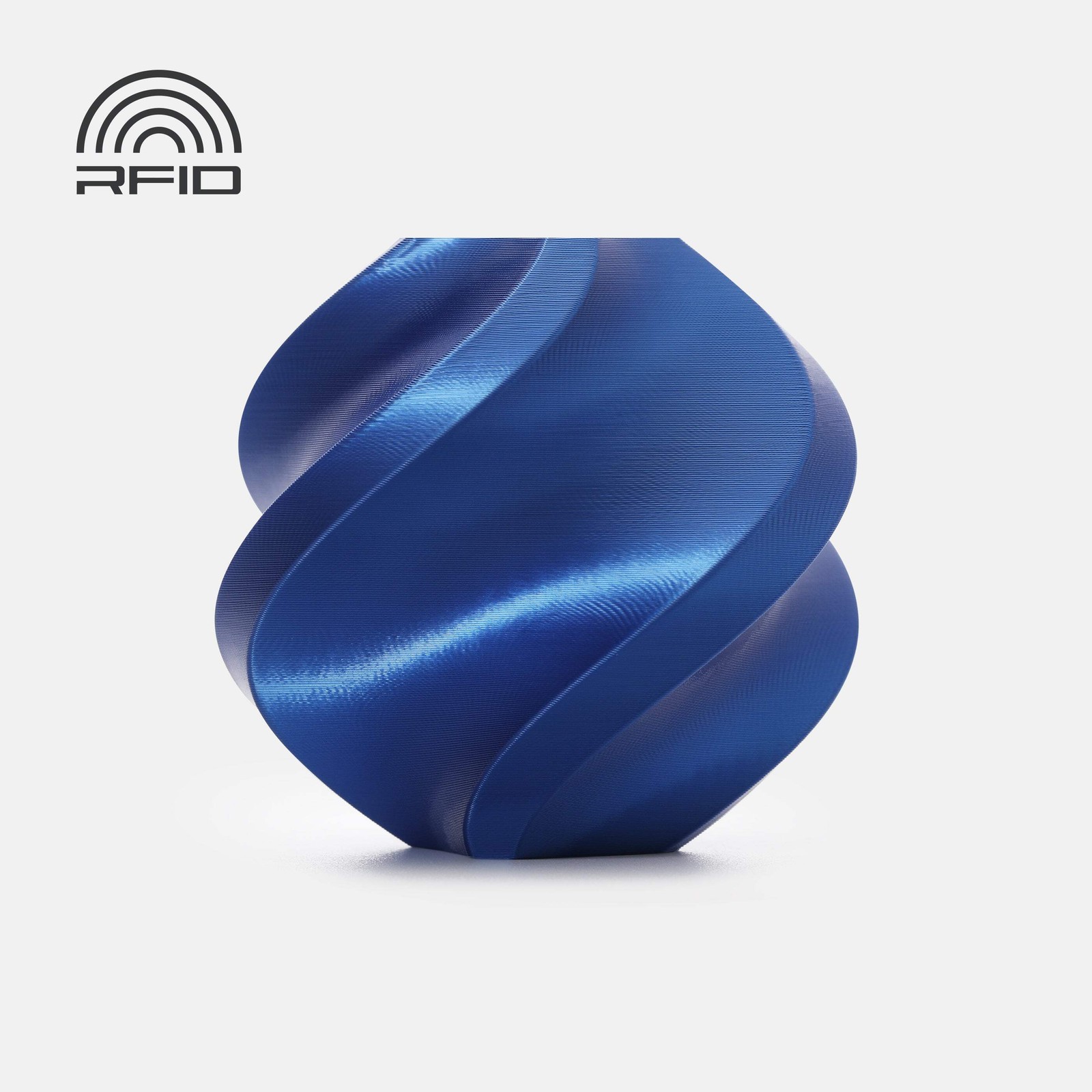 Bambu Lab PLA Silk Blue Filament