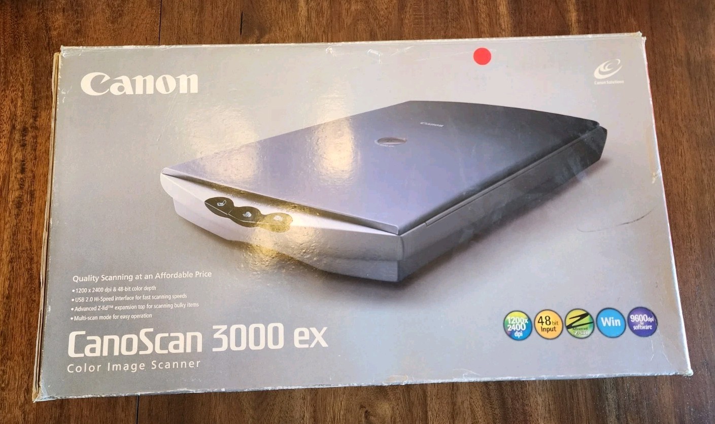 Canon CanoScan 3000ex Never-Used with box