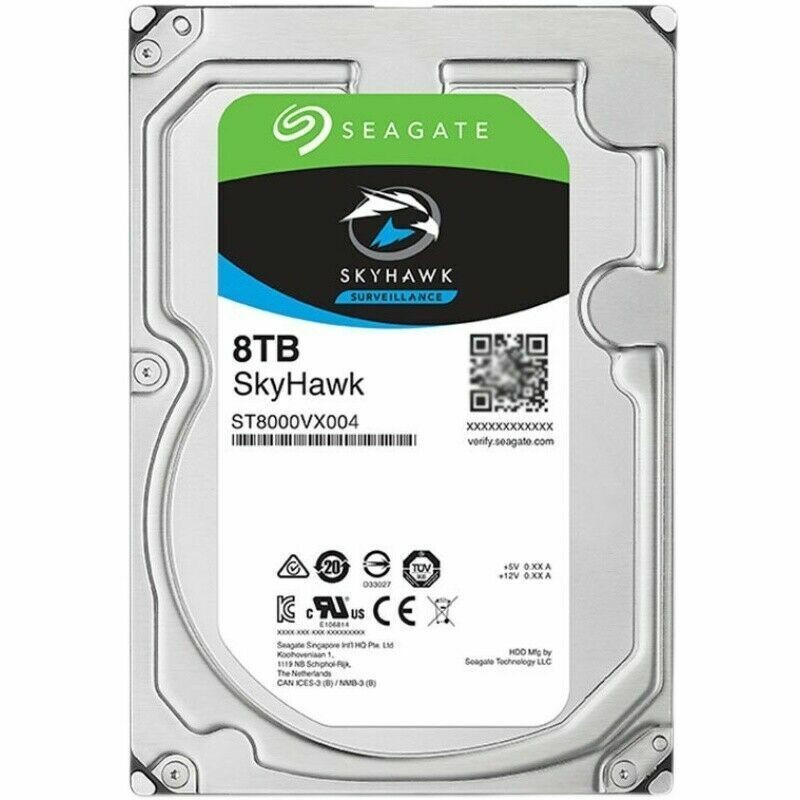 FOR Seagate ST8000VX004 SkyHawk 8TB Sata 6Gb/s 3.5" Internal HDD Hard Disk Drive