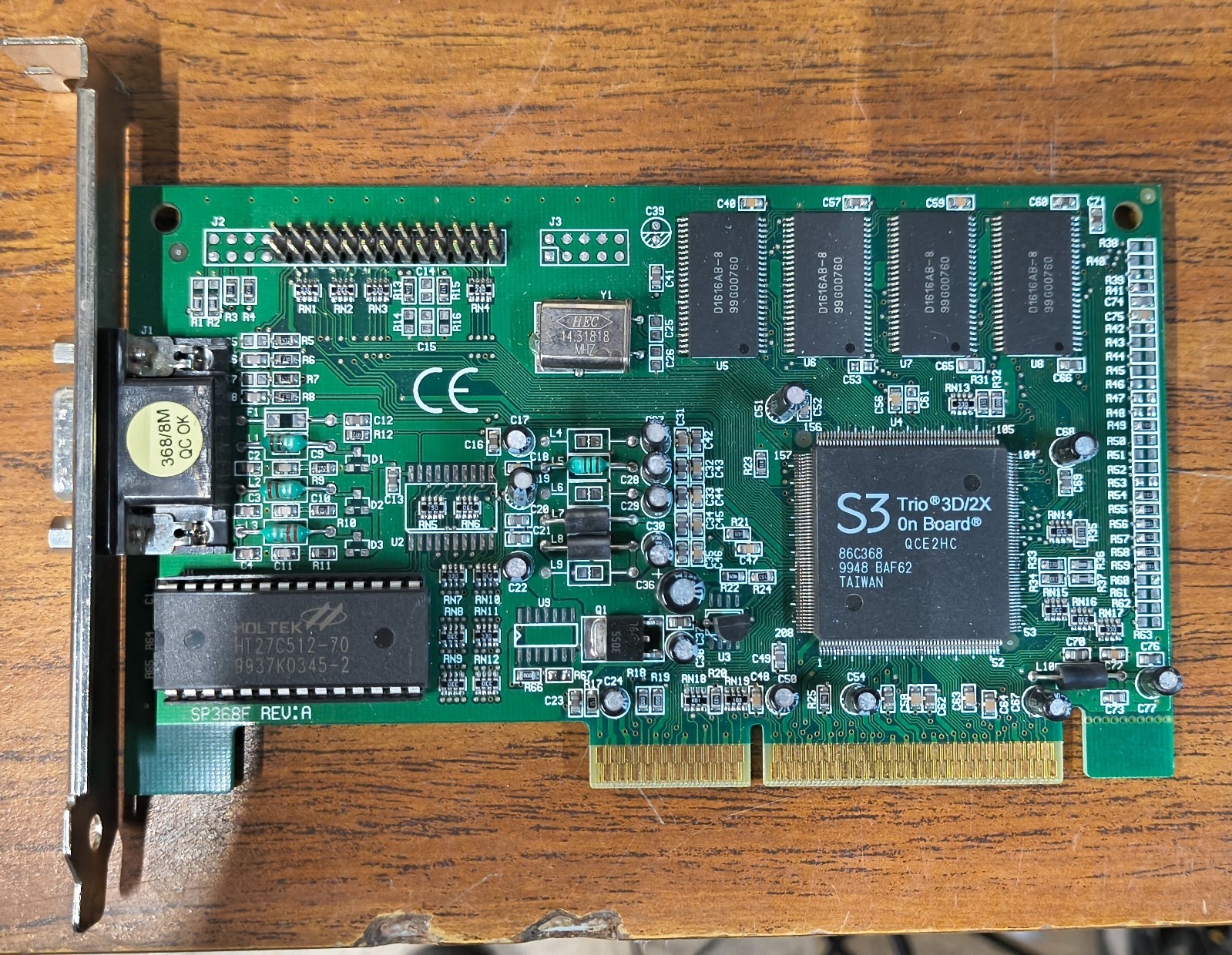 Sparkle e-Trio 3D/8M SP368F S3 Trio3D/2X - 8MB AGP Graphics Card - Vintage Retro