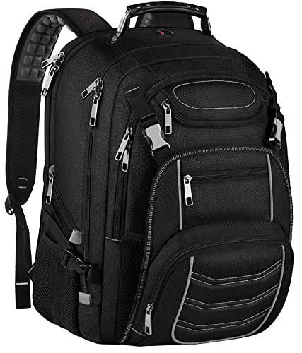 SINVICKO 18.4 LAPTOPS BACKPACK FOR MEN 60L EXTRA LARGE GAMING BACKBAG GRAY