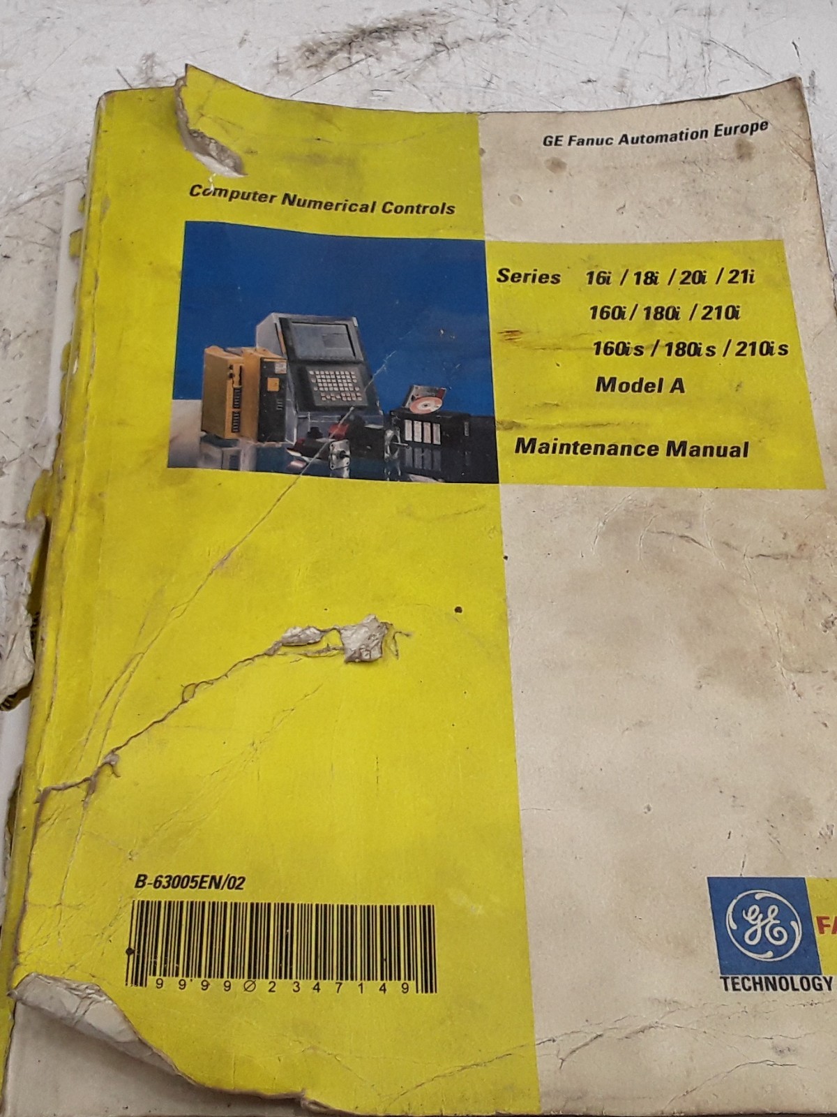 Fanuc Computer Numerical Cotrols Series 16i/18i/20i/21i/160i/180i/210i/160i...