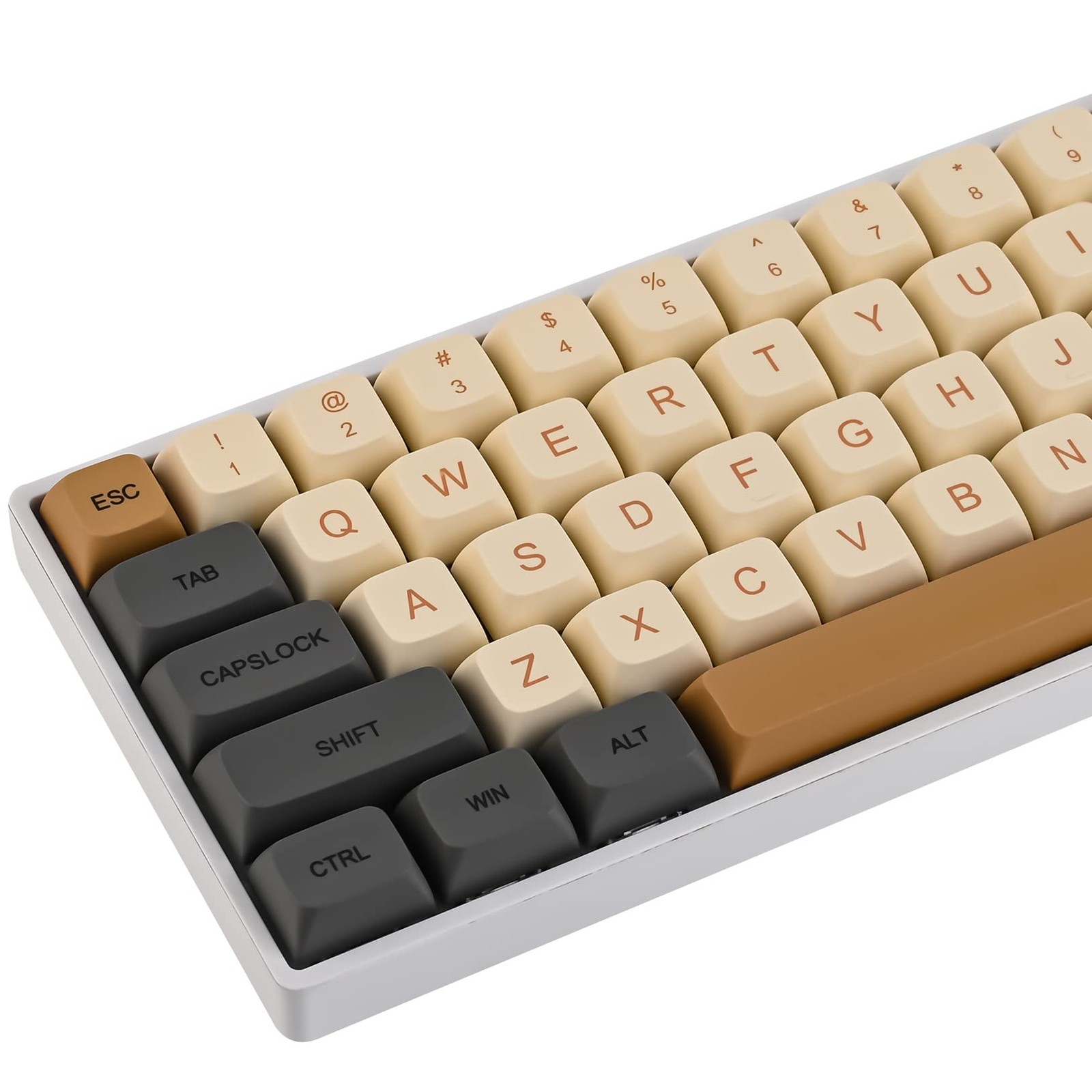 125 PCS XDA Profile PBT Keycaps 60 Percent Custom Gaming Fits Cherry MX