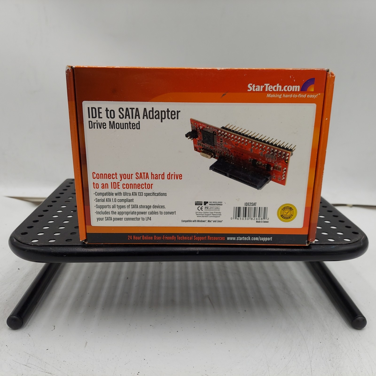 LOT OF 2 StarTech.com IDE to SATA Hard Drive or Optical Drive Adapter Converter