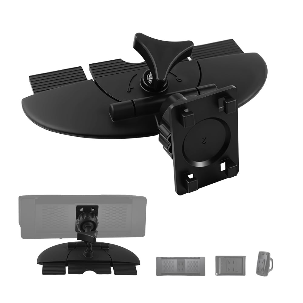 CD Slot Mount for Carplay Screen 360° Rotatable,Anti-Vibration CD Mount for C...