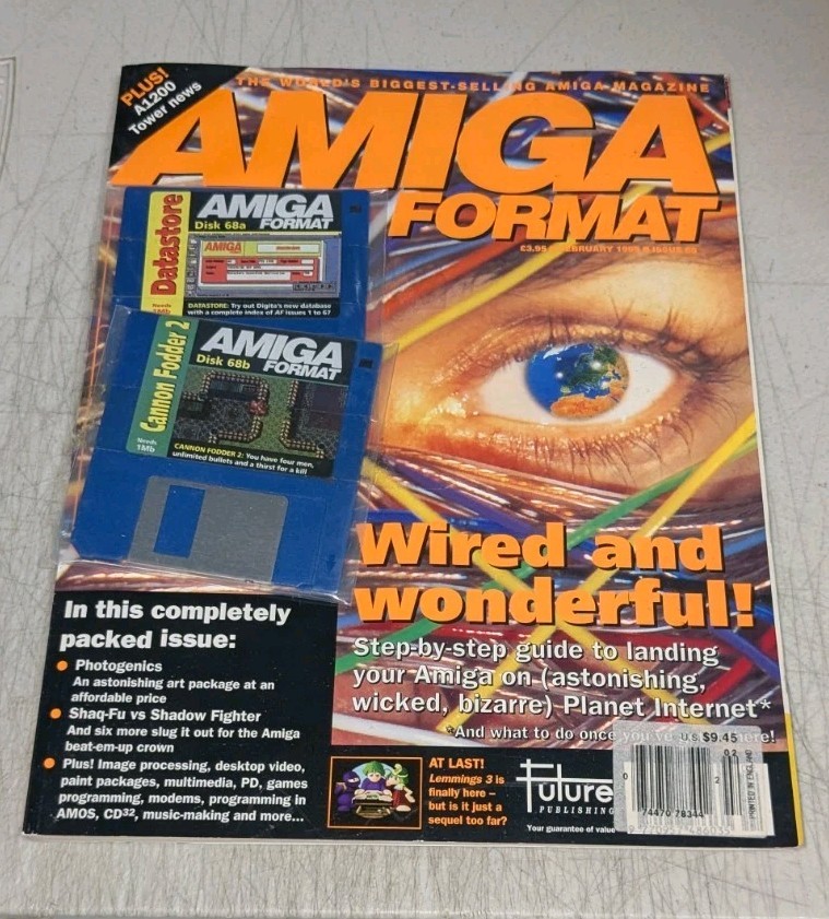 Amiga Format Magazine Issue 68 February 1995 Wired And Wonderful
