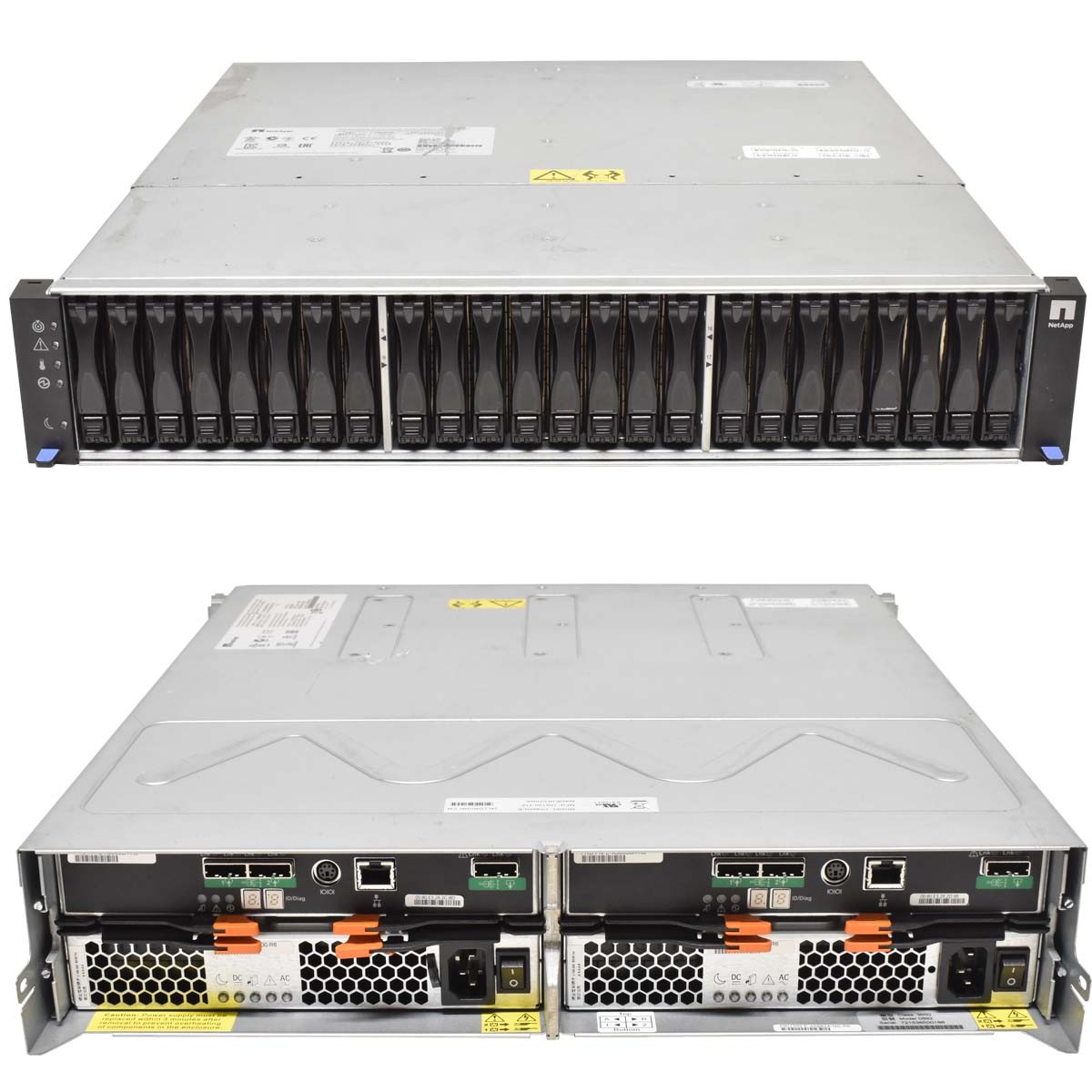 NetApp DE5600 E5524 Expansion Shelf Disk 24x 1.2TB SFF 2x Controllers E-X30030A-R