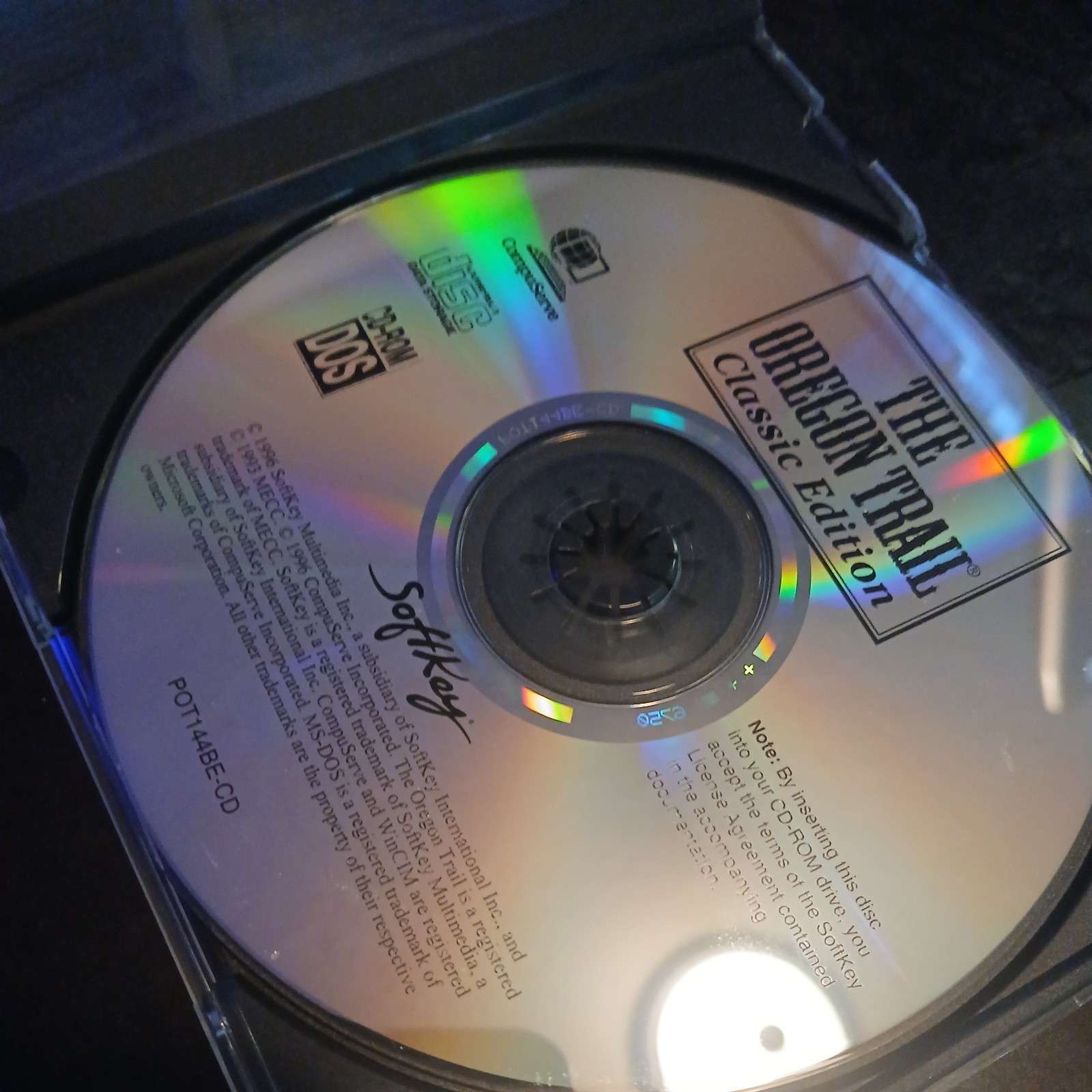 The Oregon Trail Classic Edition Softkey 1996 MS-DOS PC CD Educational Game