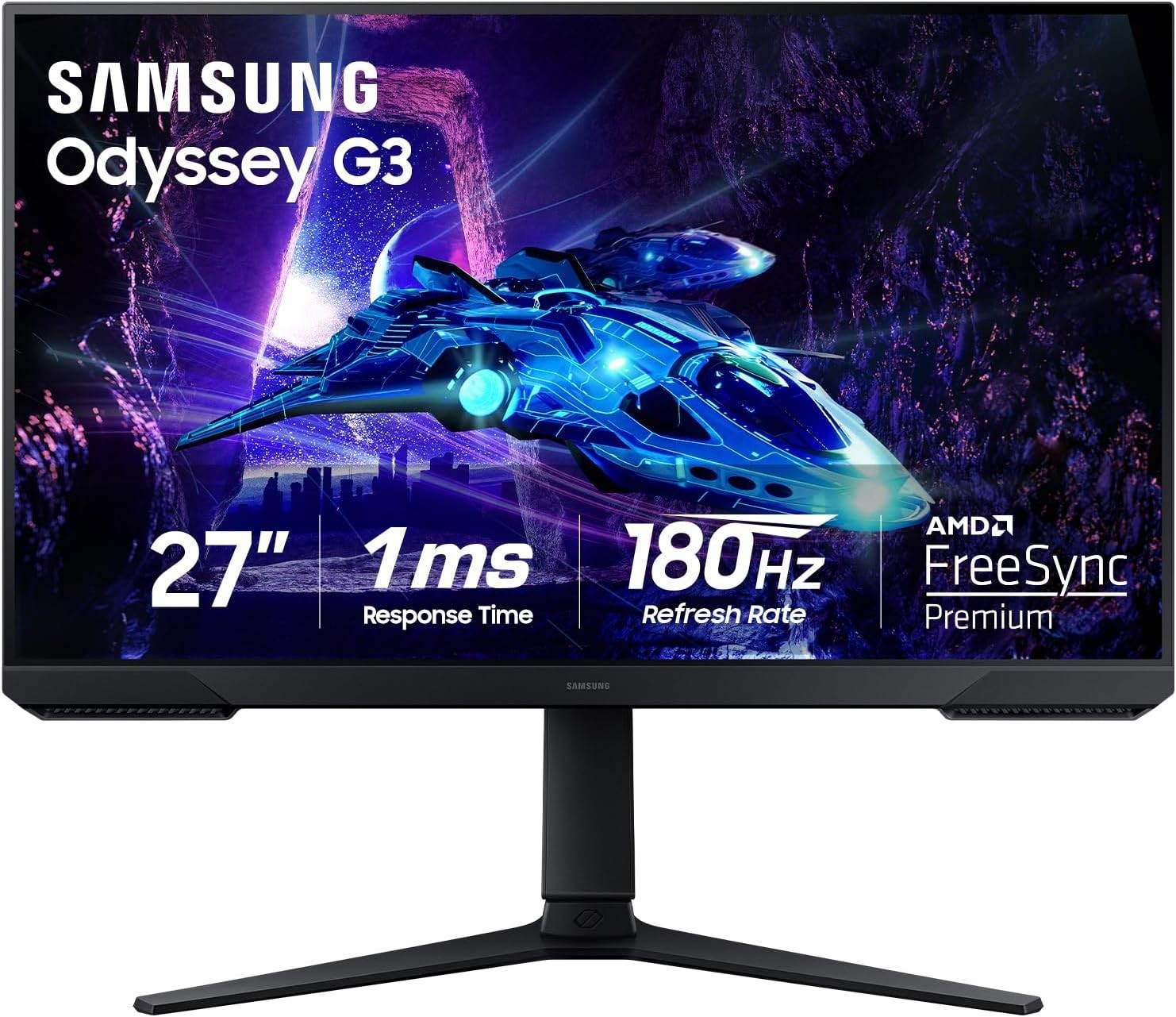 Samsung Odyssey G3 S27DG302EN 27" Class Full HD Gaming LED Monitor 16:9 Black
