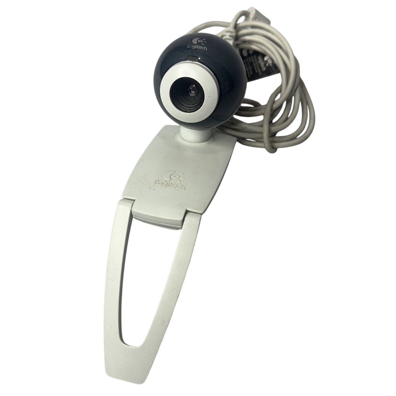 Logitech QuickCam V-UAP41 USB Webcam PC Camera Video Chat Vintage 2000s White