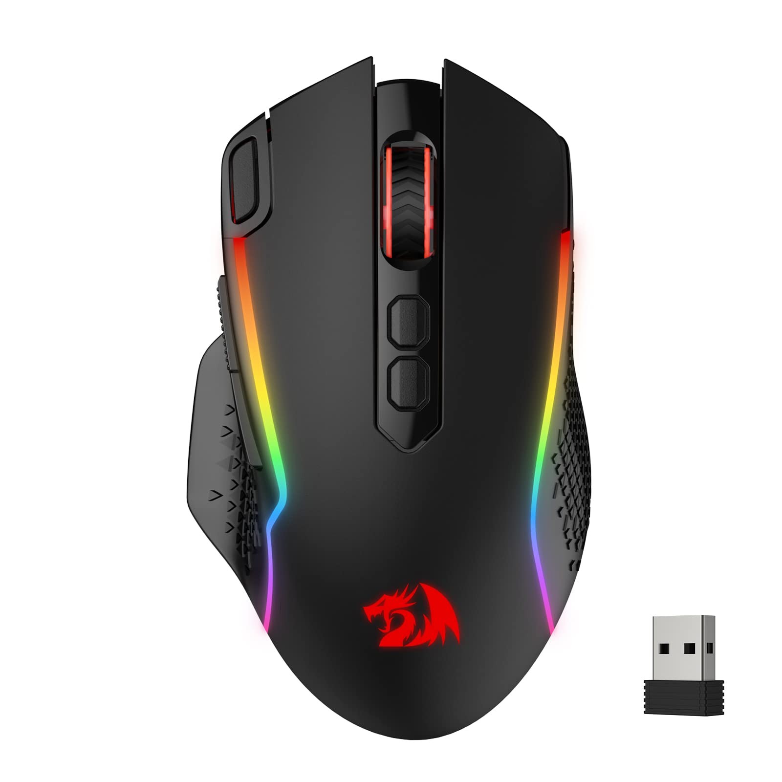 M810 PRO Wireless RGB Gaming Mouse 10000 DPI Remapping Keys