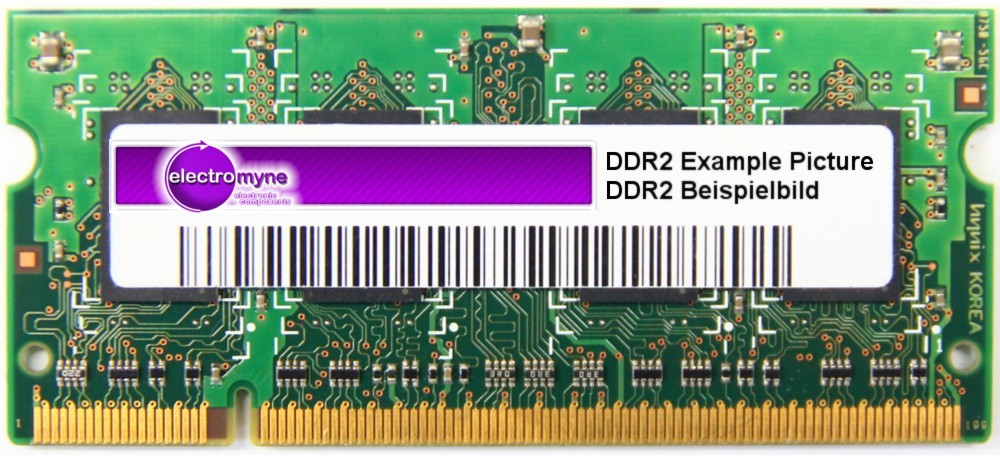 256MB Hynix DDR2-400 RAM PC2-3200S 1Rx16 HYMP532S64P6-E3 AA Laptop Memory