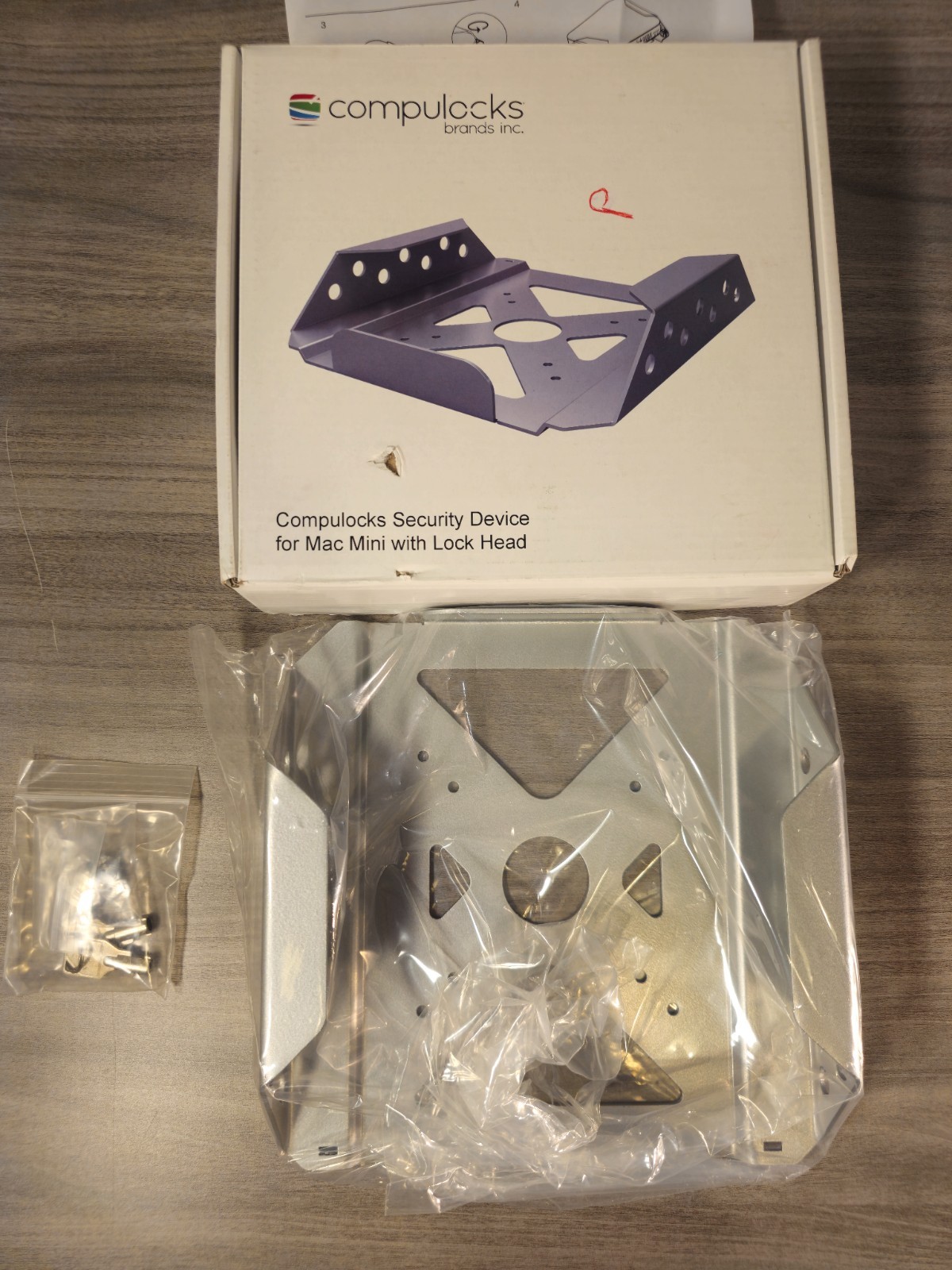 Compulocks MMEN76   Maclocks Mac Mini Enclosure Secure Mount  with Lockhead