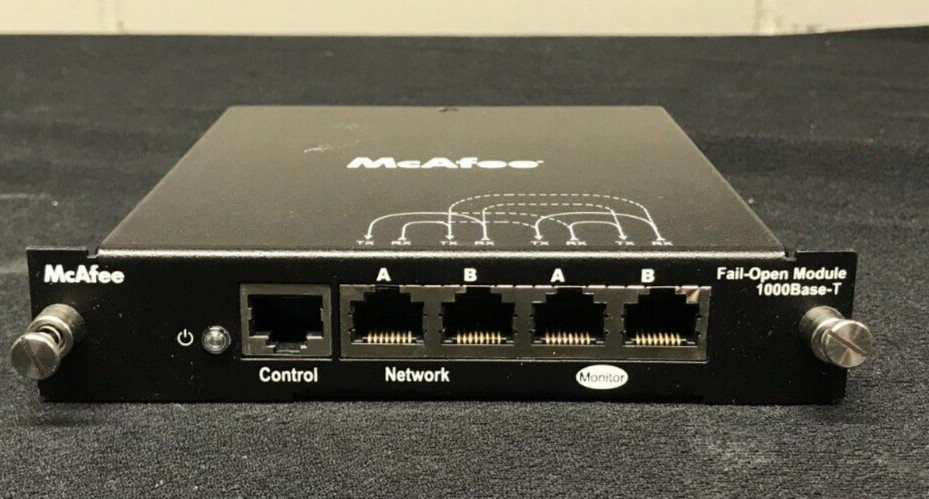 Mcafee Fail-Open Module 1000Base-T Ethernet Control Network Monitor