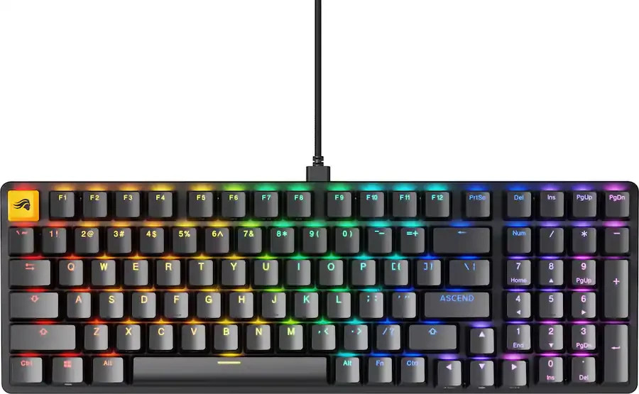 GLORIOUS GMMK 2 Gaming Mechanical Keyboard Hotswap 96% - Black