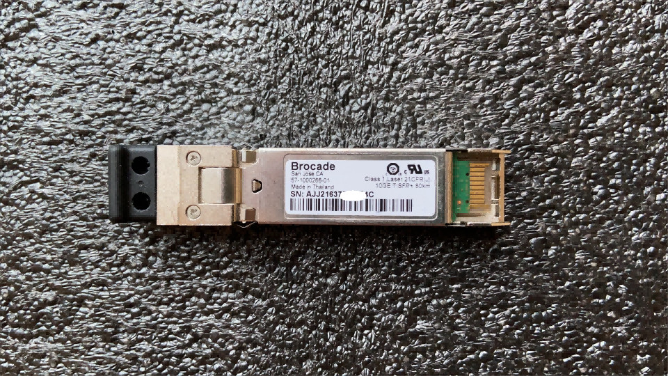 Brocade 57-1000266-01 10GE T SFP+80KM  Transceiver