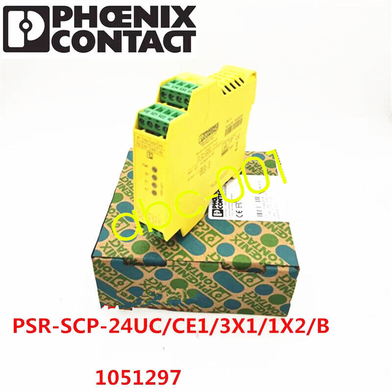 1pcs Phoenix Safety Relay PSR-SCP-24UC/CE1/3X1/1X2/B Order No.1051297