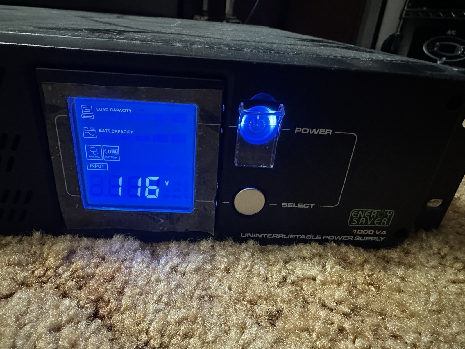 Middle Atlantic UPS-1000R-IP 1000VA UPS IP Connected External 48V Input