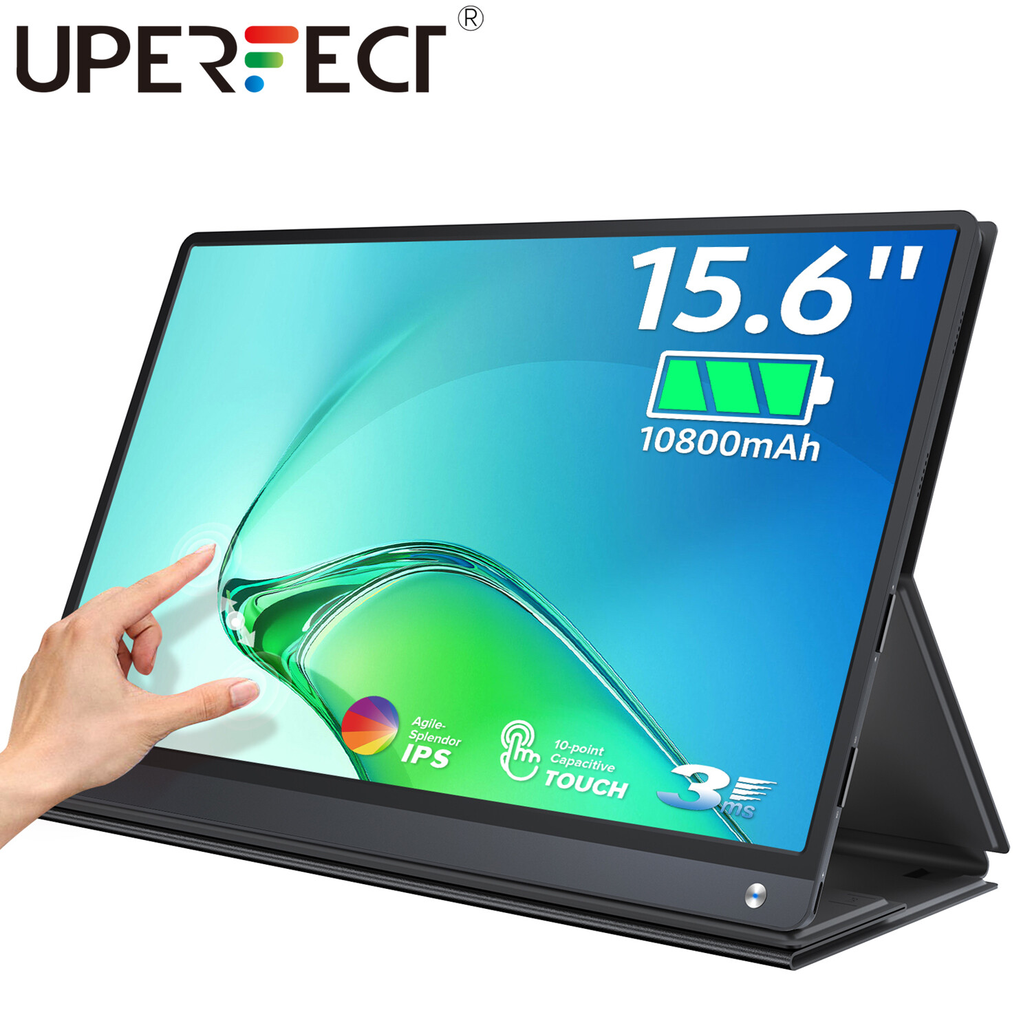 UPERFECT 15.6" 120Hz Touchscreen Portable Monitor 1920x1080 IPS Screen Extender