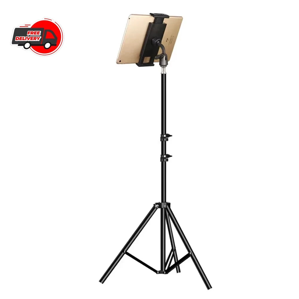 Adjustable Tripod Tablet Stand Floor Holder for iPad Samsung Xiaomi 4–13 Inch