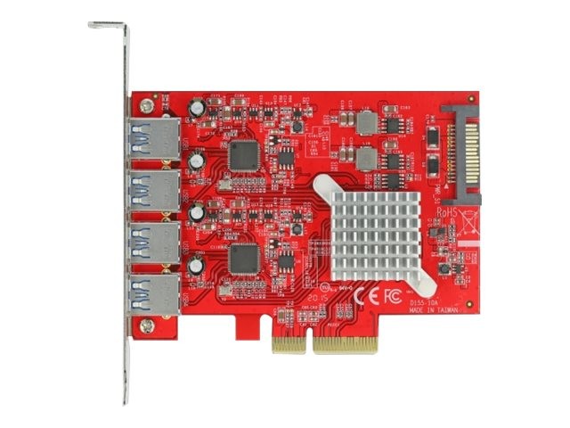 Delock PCI Express x4 Card 4x External SuperSpeed USB 10Gbps 90481