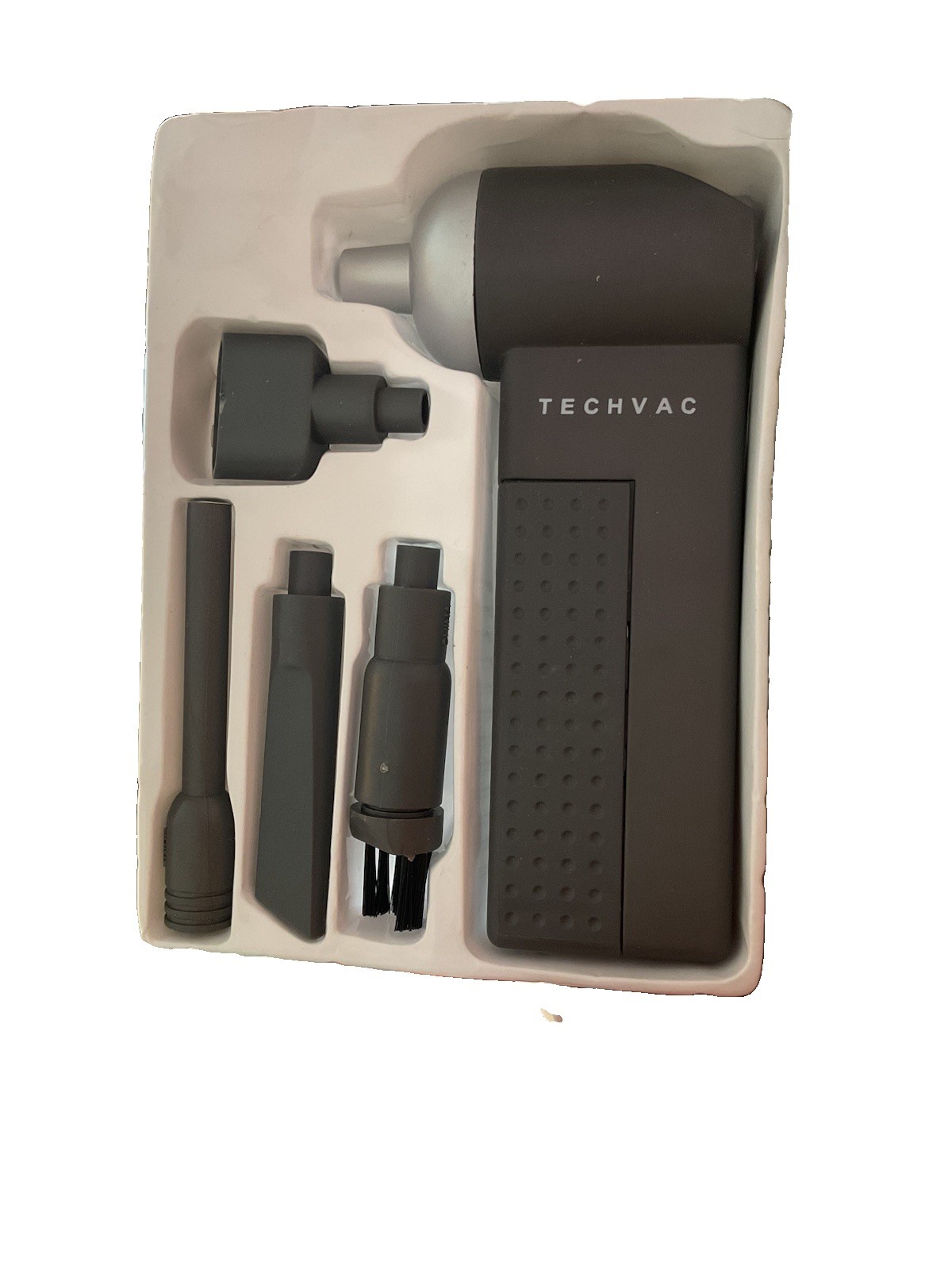 Techvac Keyboard Vacuum Computer Cleaning Kit W Nozzle And Attachments