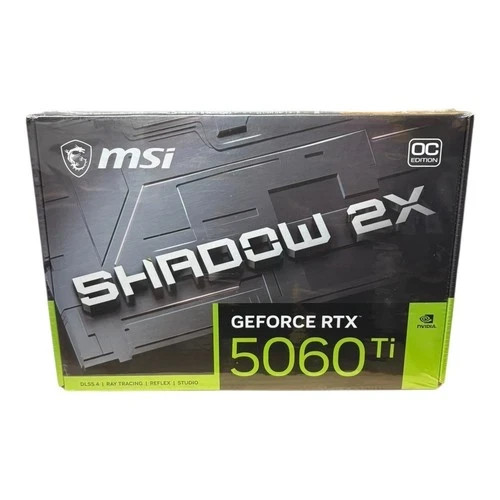 MSI GeForce RTX 5060 Ti 8GB GDDR7 SHADOW 2X OC PLUS Graphics Card DLSS 4 - NIB