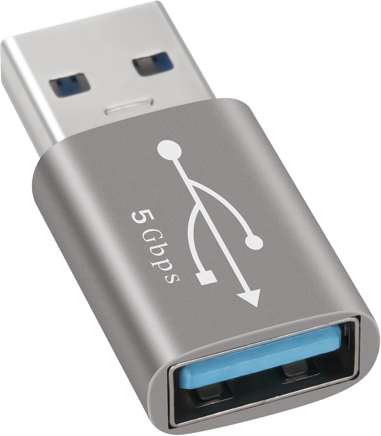 USB 3.0 Adapter, USB a Male to Female Connector Converter Extender, Support Char