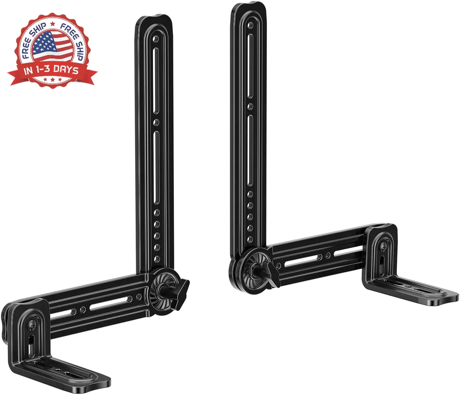 Soundbar Mount Bracket, Sound Bar Mounts Under TV or Above TVs Fits M