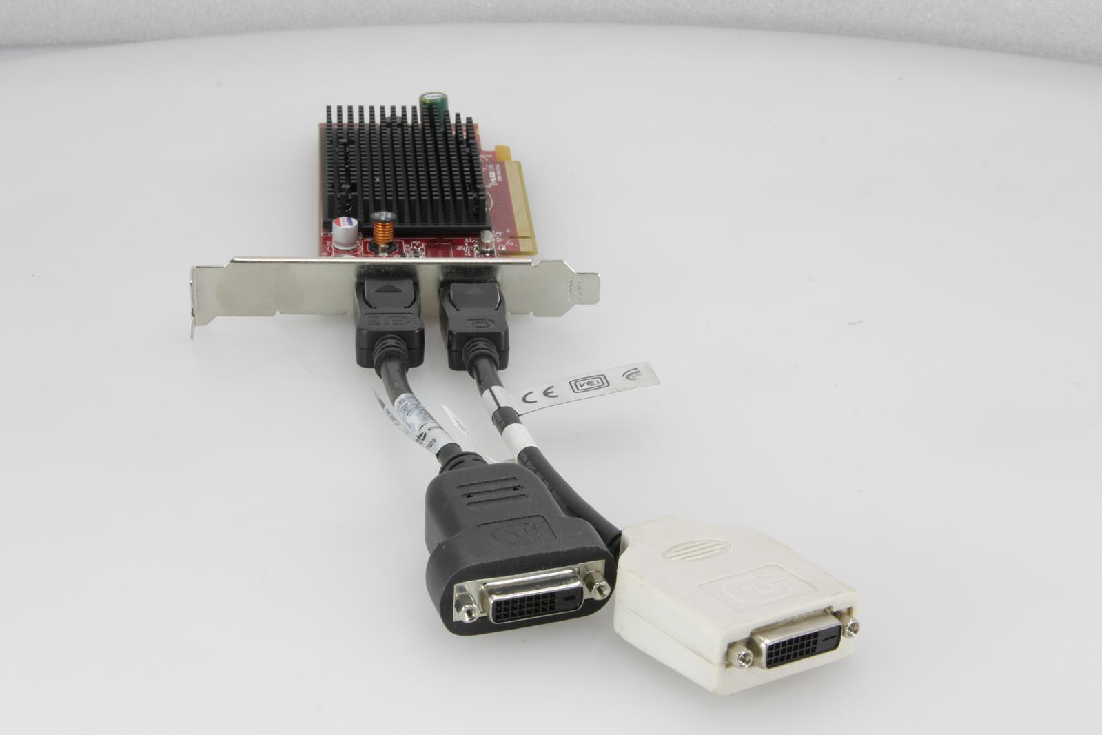ATI FireMV 2260. Dell7CJHP.  256MB PCIe Dual DP Graphics Card +2 cable.SKU181631