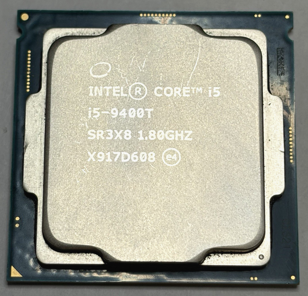 Intel Core i5-9400T 1.80GHz 6-Core Tested/Working – SR3X8 – LGA 1151