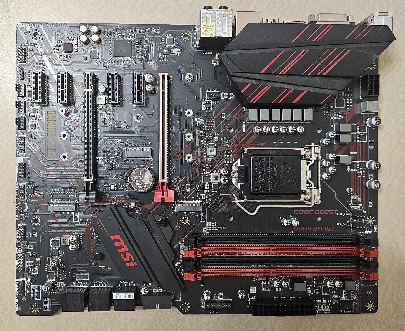 MSI MPG Z390 Gaming Plus LGA1151 M.2 USB 3.1 Gen 2 DDR4 HDMI DVI CFX ATX Z390...