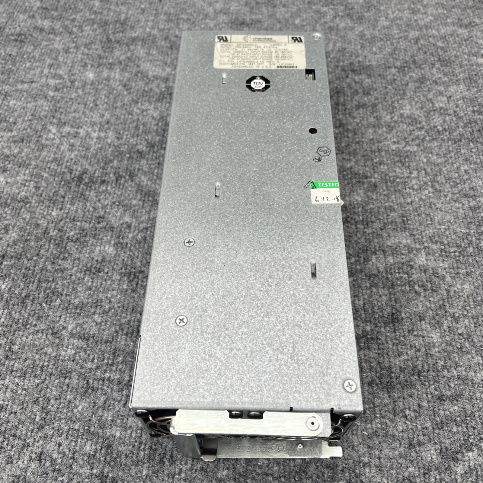Cherokee International DPS2000L2 Power Supply DPS2000L2-1A Used