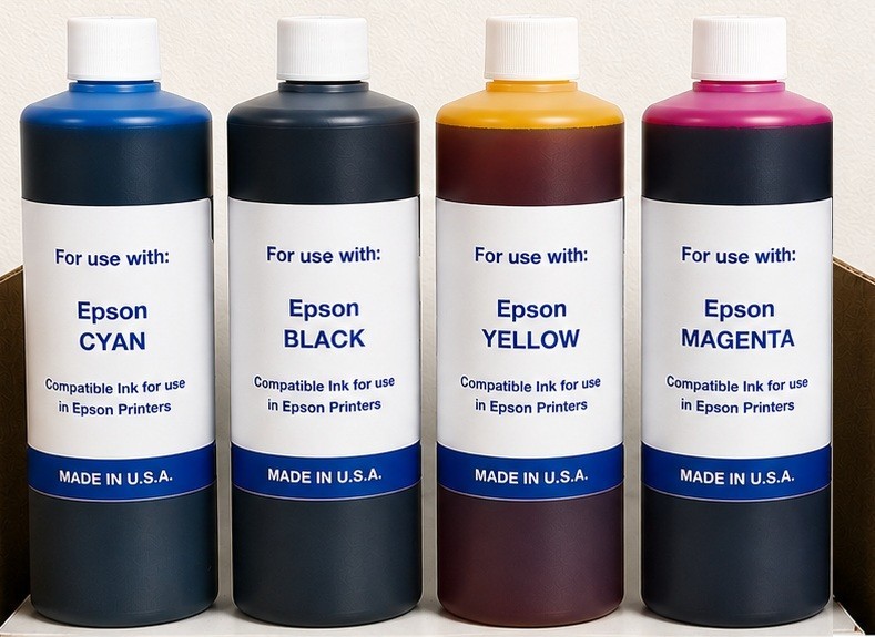 PREMIUM COMPATIBLE EPSON EcoTank ET-2988 / ET 2988 BULK INK REFILL CYMK 4 LITERS